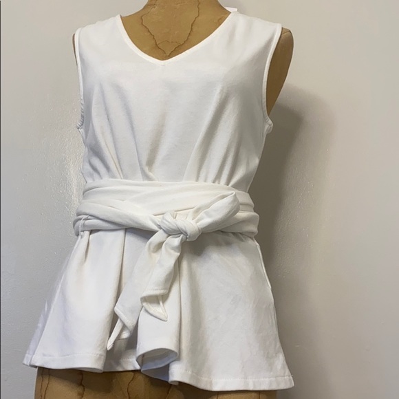 J.Crew wrap around white blouse SM - Picture 15 of 16